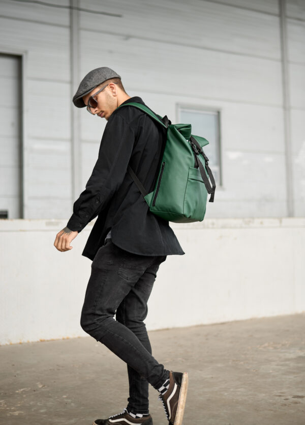 Мужской рюкзак роллтоп Sambag RollTop Milton зеленый