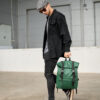 Мужской рюкзак роллтоп Sambag RollTop Milton зеленый