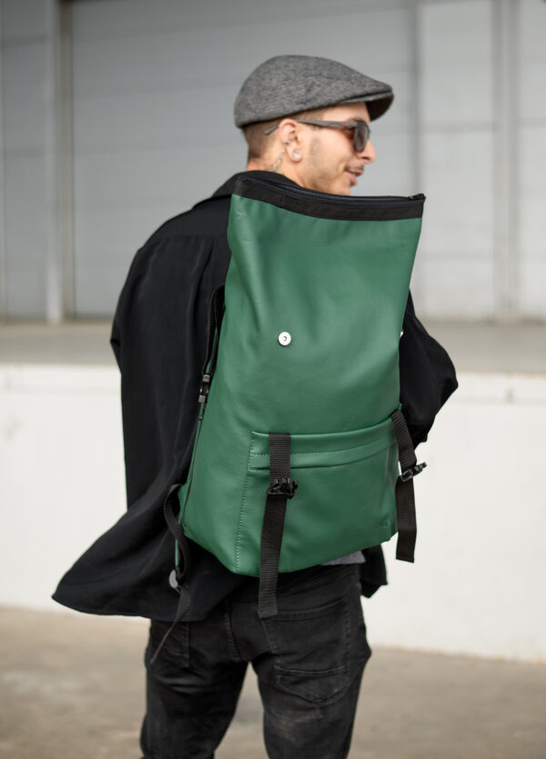 Мужской рюкзак роллтоп Sambag RollTop Milton зеленый