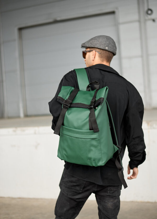 Мужской рюкзак роллтоп Sambag RollTop Milton зеленый