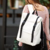Женский рюкзак роллтоп Sambag RollTop Milton белый