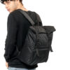 Мужской рюкзак Sambag RollTop Milton черный тканевый
