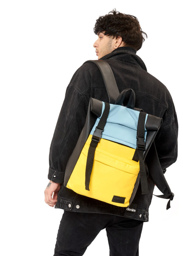 Мужской рюкзак роллтоп Sambag RollTop LTH черный