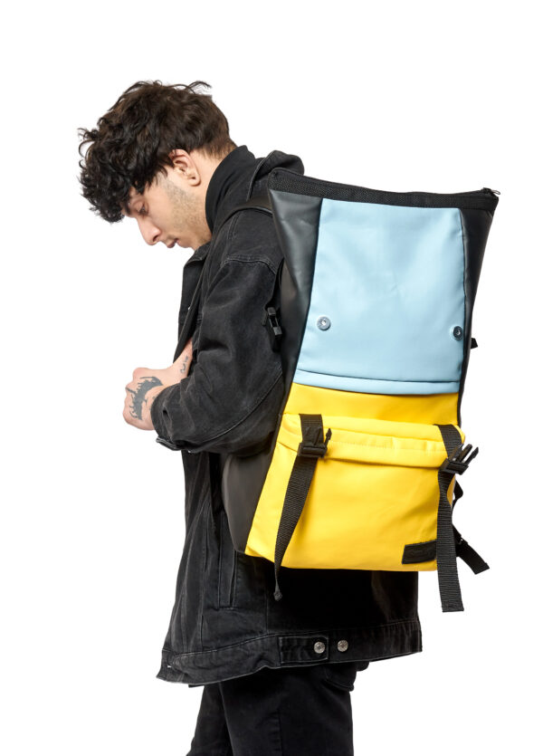 Мужской рюкзак роллтоп Sambag RollTop LTH черный