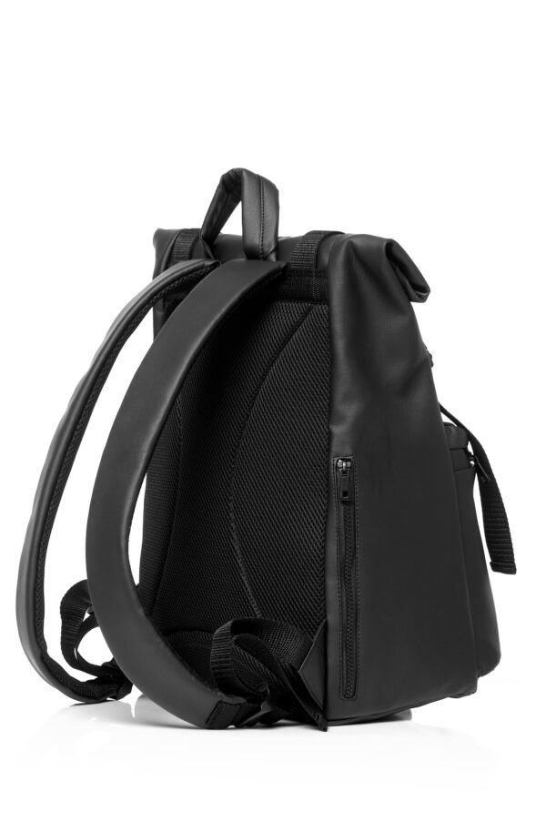 Рюкзак жіночий для ноутбука Sambag RollTop чорний