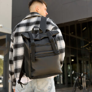 Мужской рюкзак роллтоп Sambag RollTop Zard черный