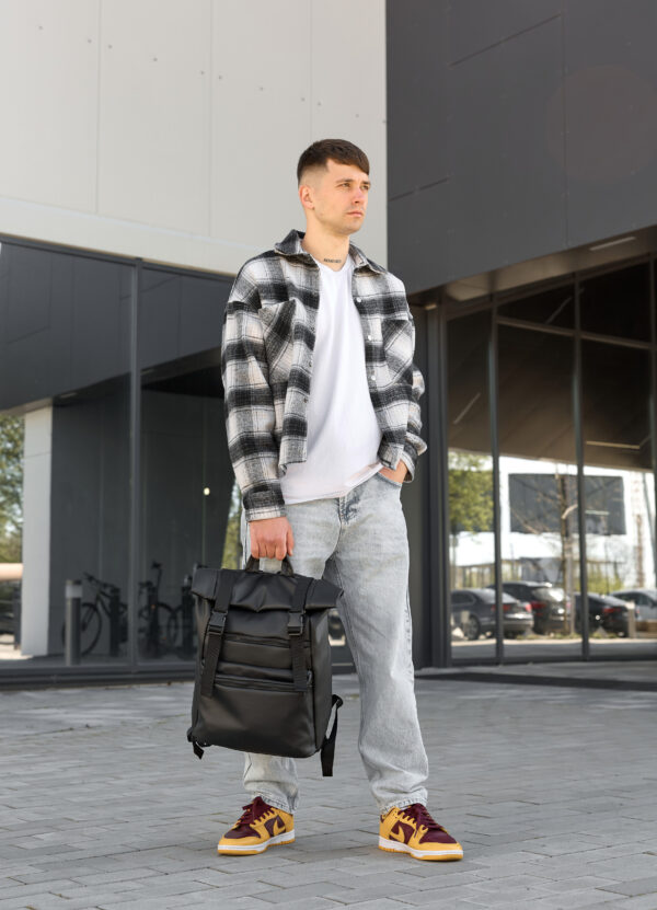 Рюкзак роллтоп чоловічий Sambag RollTop Zard чорний