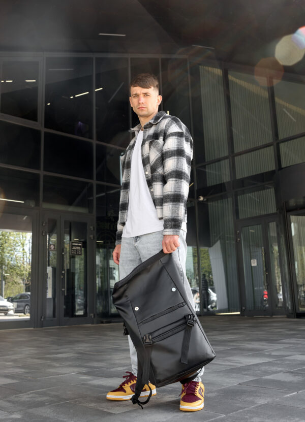 Рюкзак роллтоп чоловічий Sambag RollTop Zard чорний