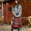 Рюкзак роллтоп жіночий для ноутбуку Sambag RollTop LTT бордо