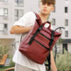 Мужской рюкзак роллтоп Sambag RollTop Zard бордовый