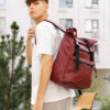 Мужской рюкзак роллтоп Sambag RollTop Zard бордовый