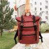 Мужской рюкзак роллтоп Sambag RollTop Zard бордовый