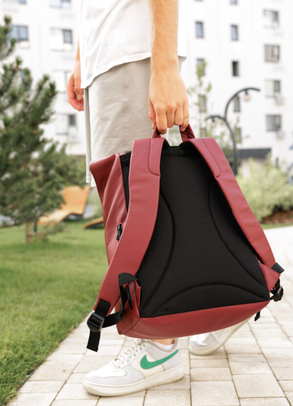 Мужской рюкзак роллтоп Sambag RollTop Zard бордовый