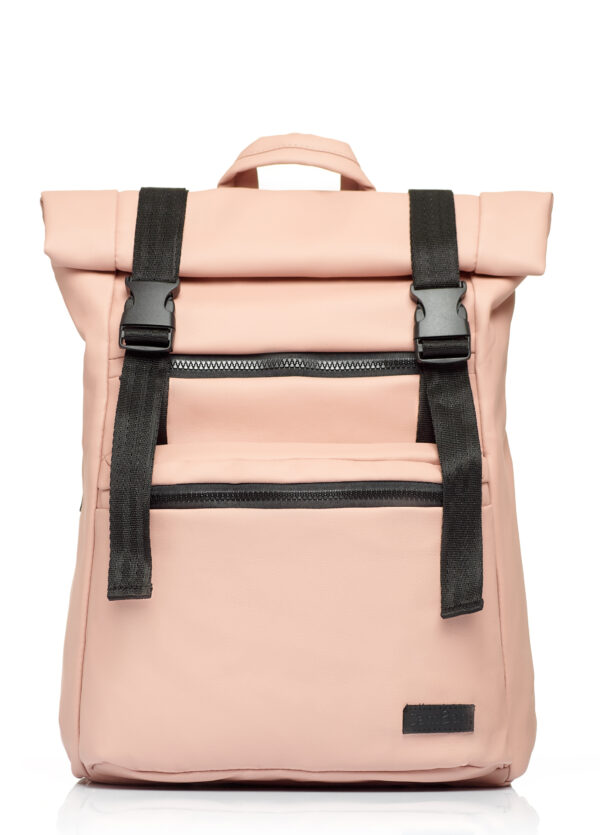 Женский рюкзак для ноутбука Sambag RollTop LTT пудровый