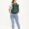 Рюкзак жіночий для ноутбука Sambag RollTop LTT зелений