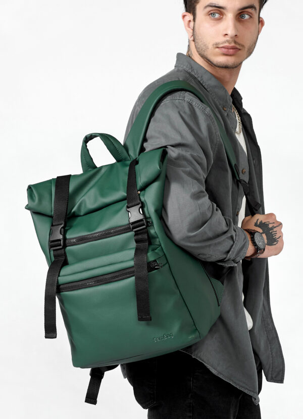 Мужской рюкзак роллтоп Sambag RollTop Zard зеленый