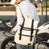 Женский рюкзак роллтоп для ноутбука Sambag RollTop LTT белый