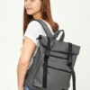 Женский рюкзак роллтоп для ноутбука Sambag RollTop LTT графитовый