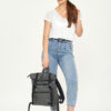 Женский рюкзак роллтоп для ноутбука Sambag RollTop LTT графитовый
