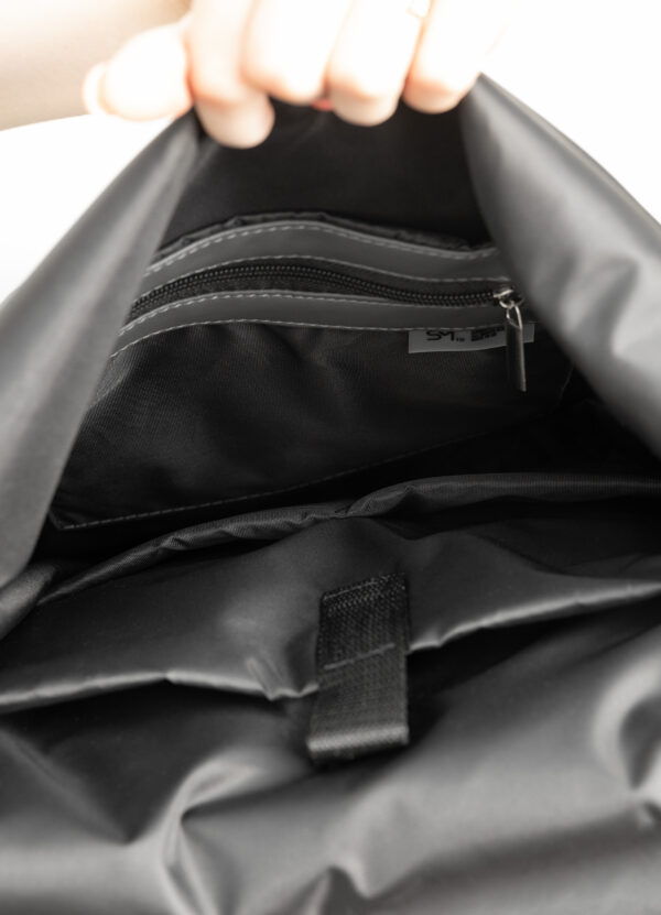 Женский рюкзак роллтоп для ноутбука Sambag RollTop LTT графитовый