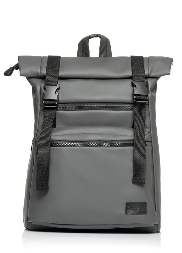 Женский рюкзак роллтоп для ноутбука Sambag RollTop LTT графитовый