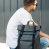 Мужской рюкзак роллтоп Sambag RollTop Zard графитовый