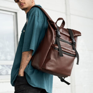 Мужской рюкзак роллтоп Sambag RollTop Zard шоколадный