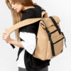 Рюкзак жіночий для ноутбуку Roll Top LTT бежевий