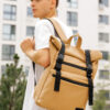 Мужской рюкзак роллтоп Sambag RollTop LTT бежевый