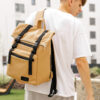 Мужской рюкзак роллтоп Sambag RollTop LTT бежевый