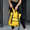 Женский рюкзак для ноутбука Sambag RollTop LTT желтый