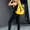 Женский рюкзак для ноутбука Sambag RollTop LTT желтый