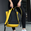 Женский рюкзак для ноутбука Sambag RollTop LTT желтый