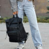 Женский рюкзак роллтоп Sambag Roll Top черный