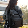 Женский рюкзак роллтоп Sambag Roll Top черный