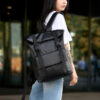 Рюкзак жіночий Sambag RollTop Milton чорний
