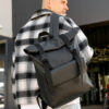 Мужской рюкзак роллтоп Sambag RollTop Milton черный