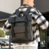 Мужской рюкзак роллтоп Sambag RollTop Milton черный