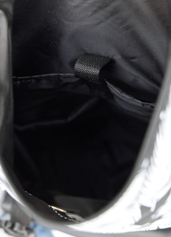 Рюкзак роллтоп жіночий RollTop Milton чорний з принтом