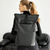 Женский рюкзак роллтоп Sambag RollTop KZN черный