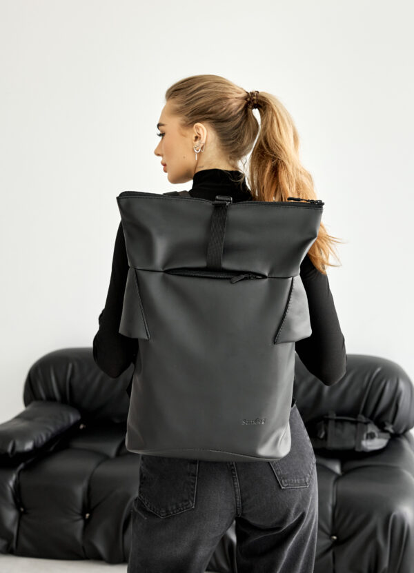 Женский рюкзак роллтоп Sambag RollTop KZN черный