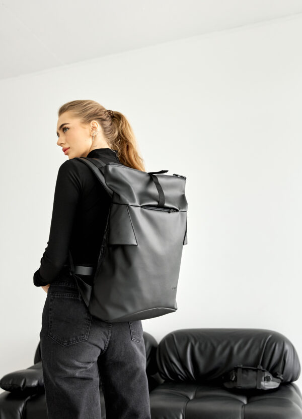 Женский рюкзак роллтоп Sambag RollTop KZN черный