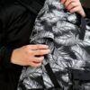 Мужской рюкзак роллтоп Sambag RollTop KZN принт белый с черным