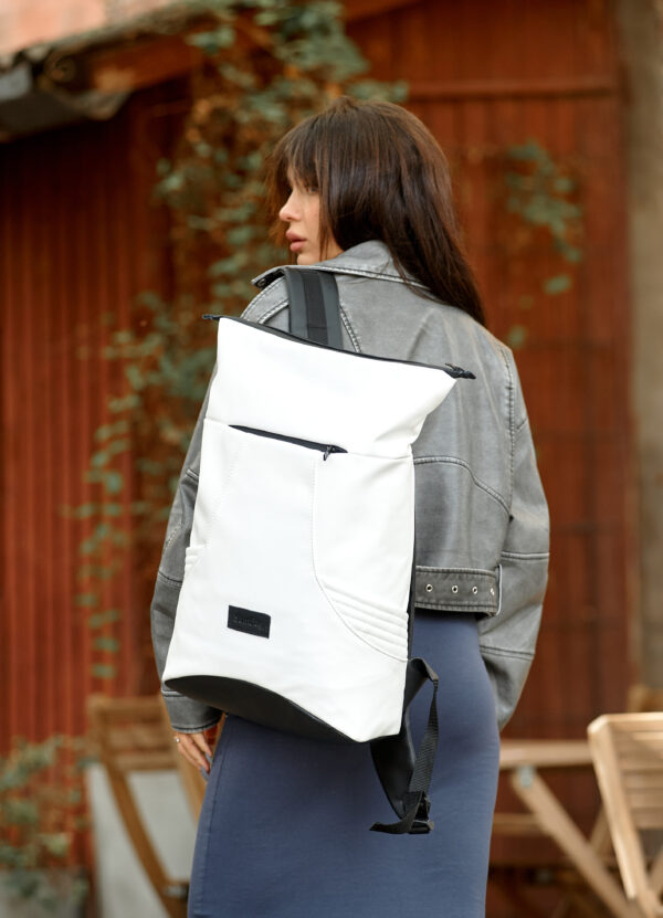 Женский рюкзак роллтоп Sambag Sambag RollTop X белый