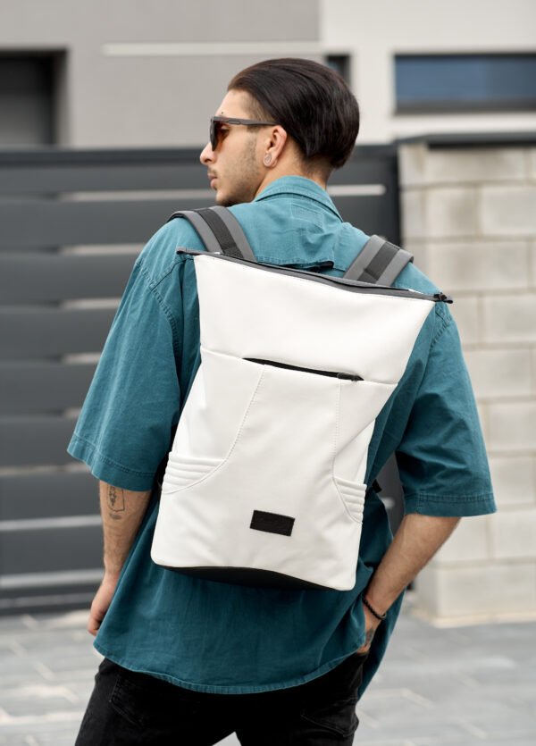 Рюкзак роллтоп чоловічий Sambag RollTop X білий