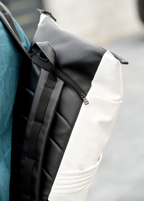 Рюкзак роллтоп чоловічий Sambag RollTop X білий