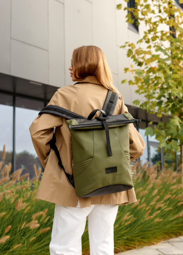 Женский рюкзак роллтоп Sambag RollTop X хаки