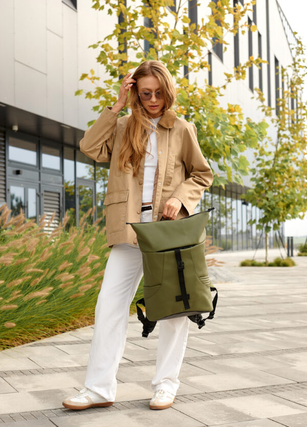 Женский рюкзак роллтоп Sambag RollTop X хаки