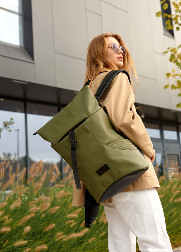 Женский рюкзак роллтоп Sambag RollTop X хаки