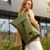 Женский рюкзак роллтоп Sambag RollTop X хаки